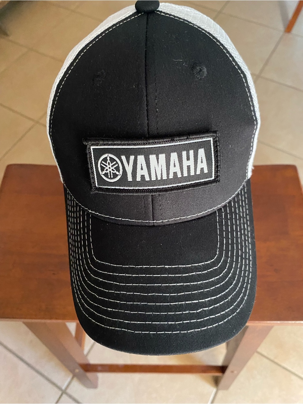 Yamaha Black and White Logo Cap